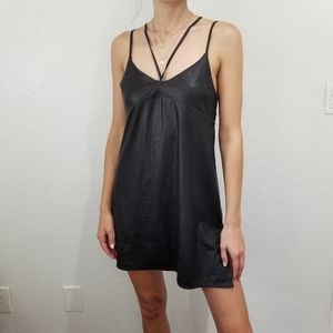 Urband Outfitters Strappy Faux Leather Dress